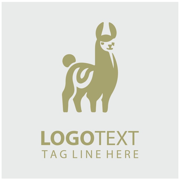 Ilustraciones vectoriales del logotipo de Llama