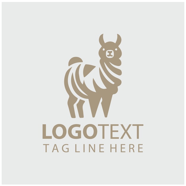 Ilustraciones vectoriales del logotipo de Llama