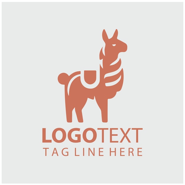Ilustraciones vectoriales del logotipo de Llama