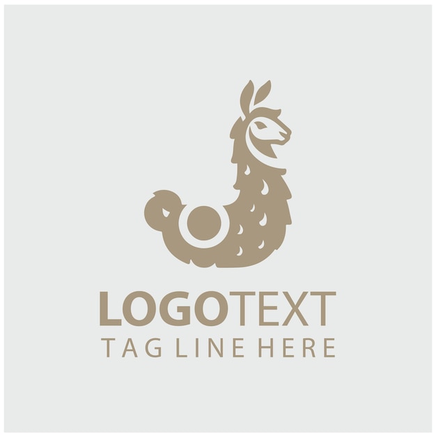 Ilustraciones vectoriales del logotipo de Llama