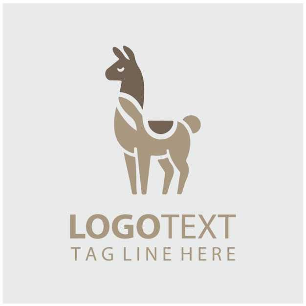 Ilustraciones vectoriales del logotipo de Llama