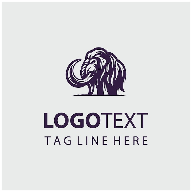 Ilustraciones vectoriales del logotipo del mamut