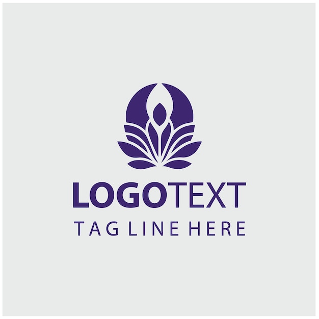 Ilustraciones vectoriales del logotipo de la meditación
