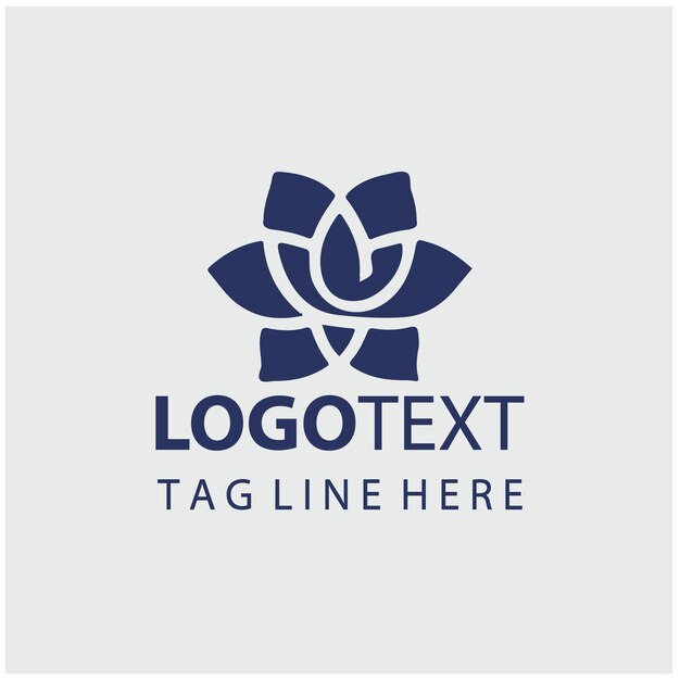 Ilustraciones vectoriales del logotipo de la meditación