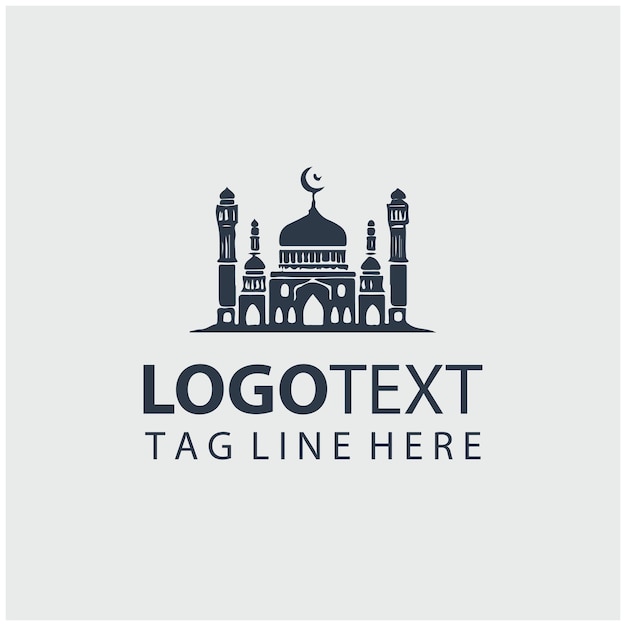 Ilustraciones vectoriales del logotipo de la mezquita