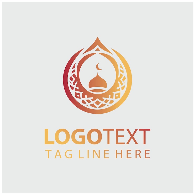 Vector ilustraciones vectoriales del logotipo de la mezquita