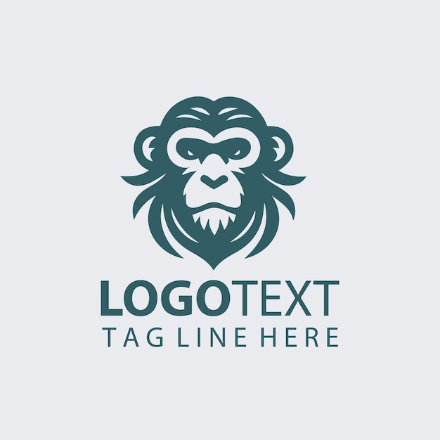 Ilustraciones vectoriales del logotipo del mono