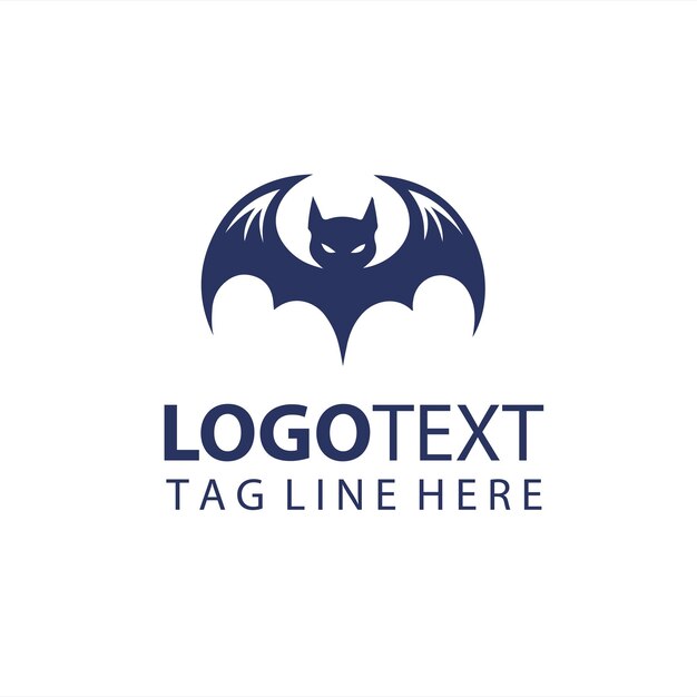 Ilustraciones vectoriales del logotipo de murciélago