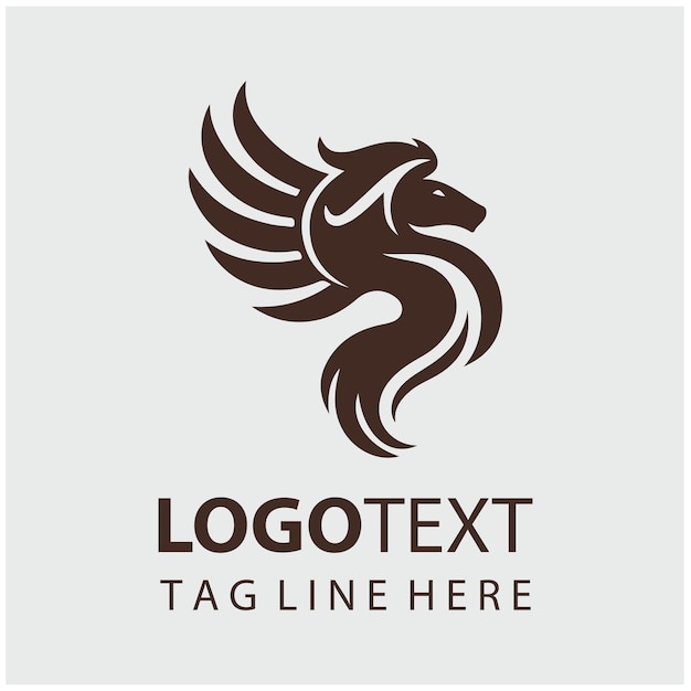 Ilustraciones vectoriales del logotipo de Pagasus