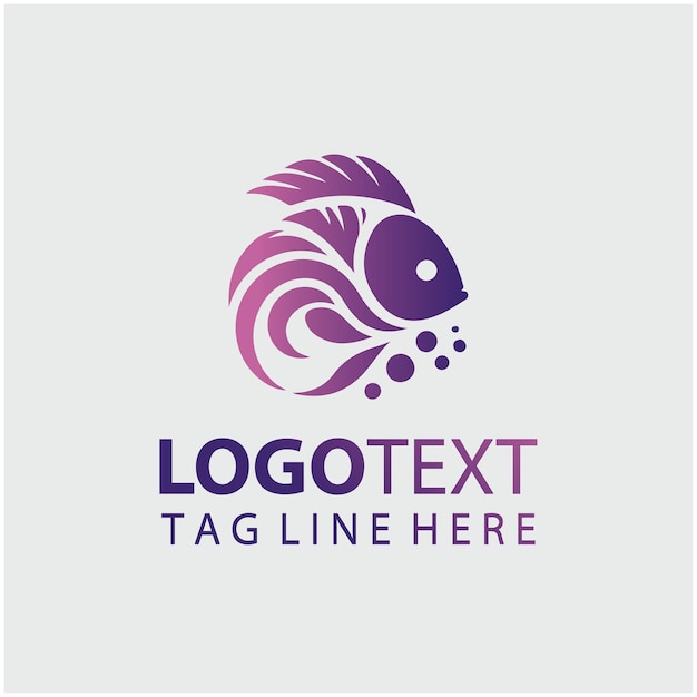 Ilustraciones vectoriales del logotipo del pez tiburón