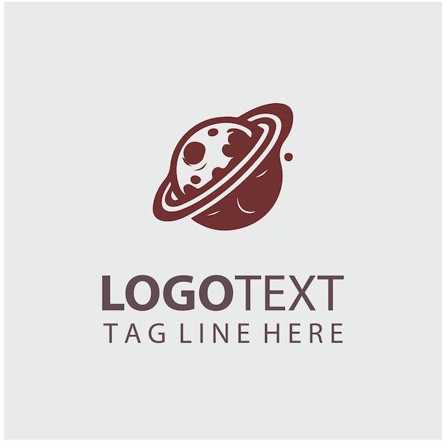 Ilustraciones vectoriales del logotipo de los planetas