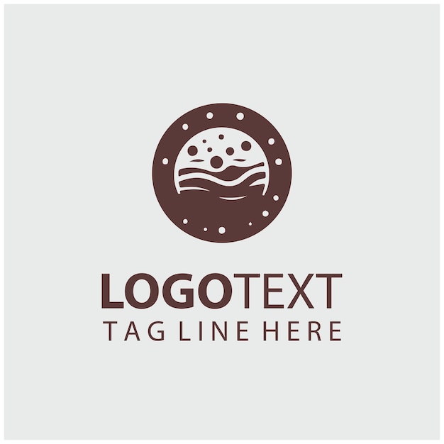 Ilustraciones vectoriales del logotipo de los planetas