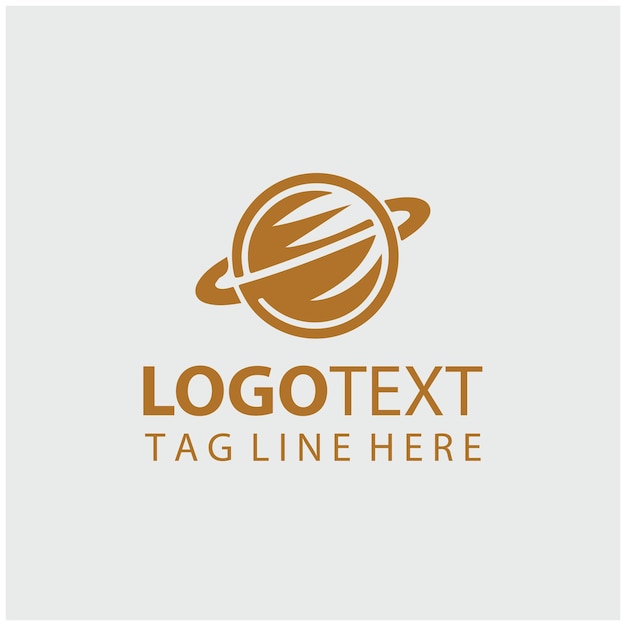 Ilustraciones vectoriales del logotipo de los planetas