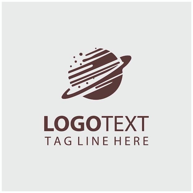 Ilustraciones vectoriales del logotipo de los planetas