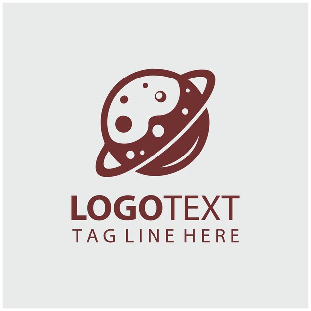Ilustraciones vectoriales del logotipo de los planetas
