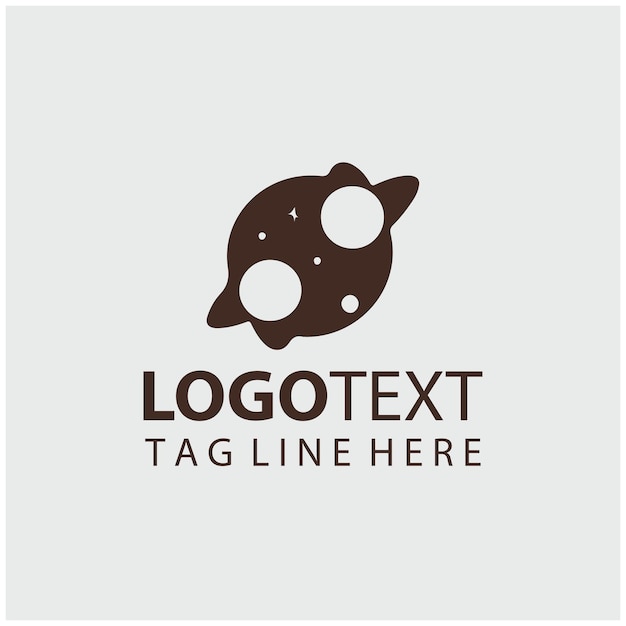 Ilustraciones vectoriales del logotipo de los planetas