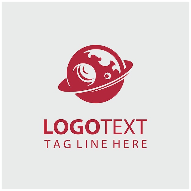 Ilustraciones vectoriales del logotipo de los planetas