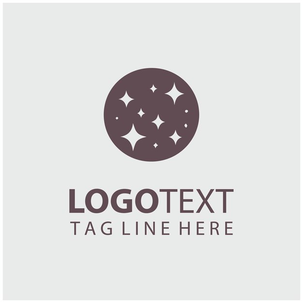 Ilustraciones vectoriales del logotipo de los planetas