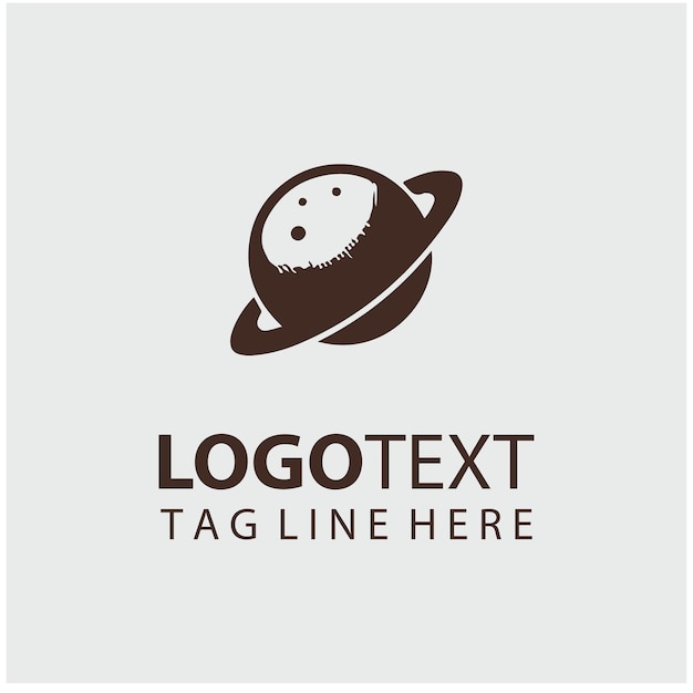 Ilustraciones vectoriales del logotipo de los planetas