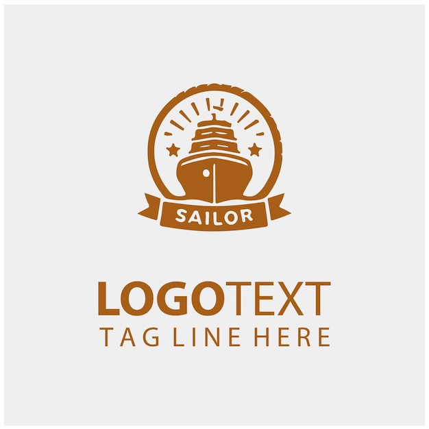 Ilustraciones vectoriales del logotipo de Sailor