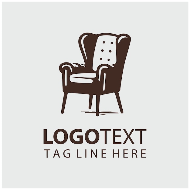 Ilustraciones vectoriales del logotipo del sofá