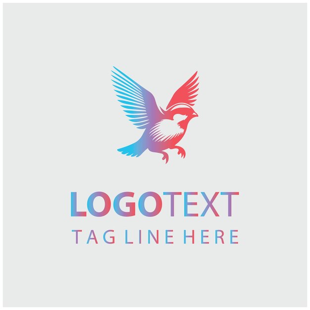 Ilustraciones vectoriales del logotipo de Sparrow