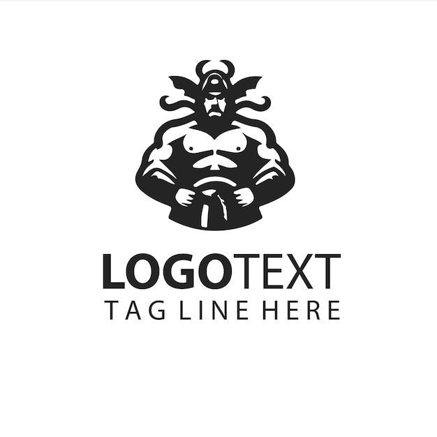 Ilustraciones vectoriales del logotipo de Sumo Warrior