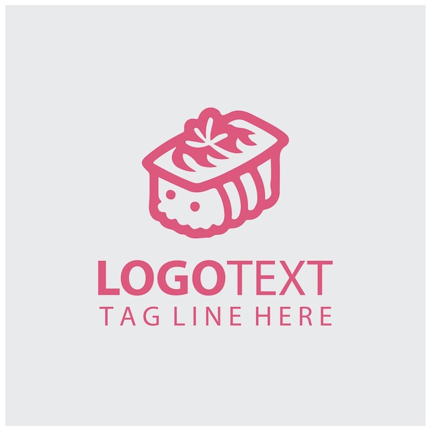 Ilustraciones vectoriales del logotipo de sushi