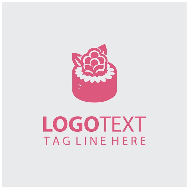 Ilustraciones vectoriales del logotipo de sushi