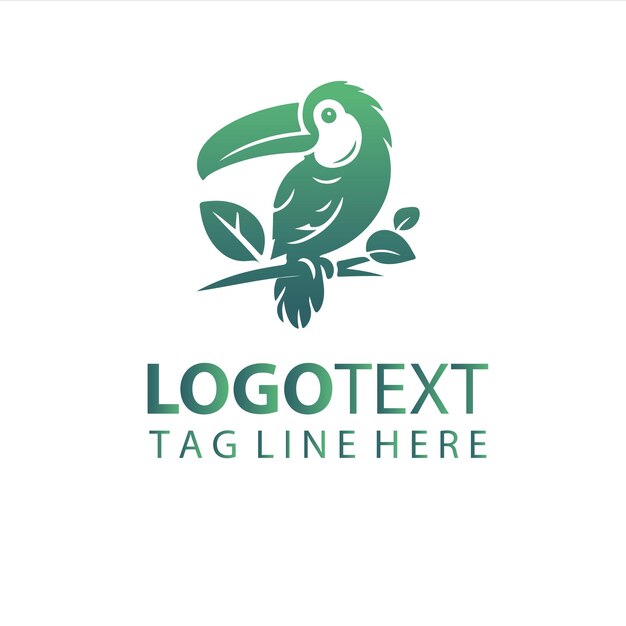 Ilustraciones vectoriales del logotipo de Toucan