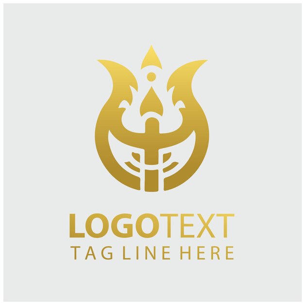 Ilustraciones vectoriales del logotipo del Tridente