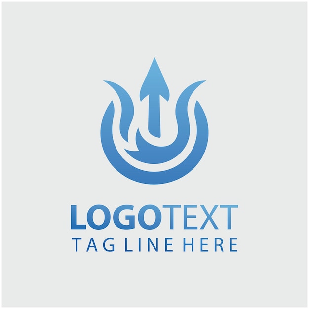 Ilustraciones vectoriales del logotipo del Tridente