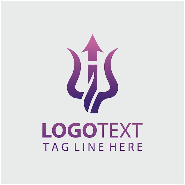 Ilustraciones vectoriales del logotipo del Tridente