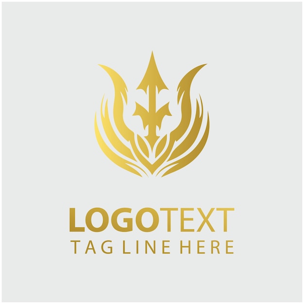 Ilustraciones vectoriales del logotipo del Tridente