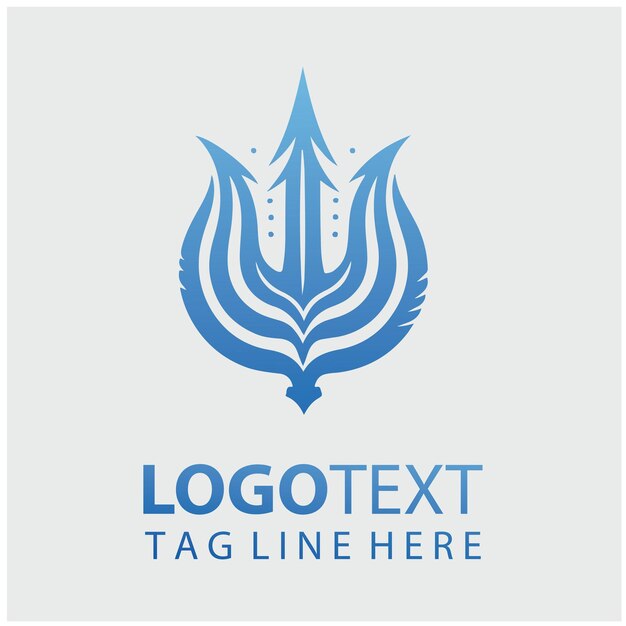Ilustraciones vectoriales del logotipo del Tridente