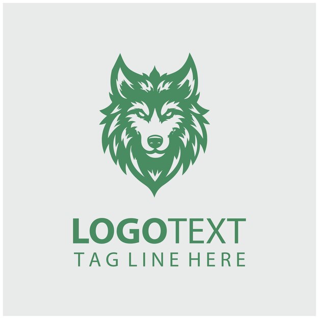 Ilustraciones vectoriales del logotipo de Wolf