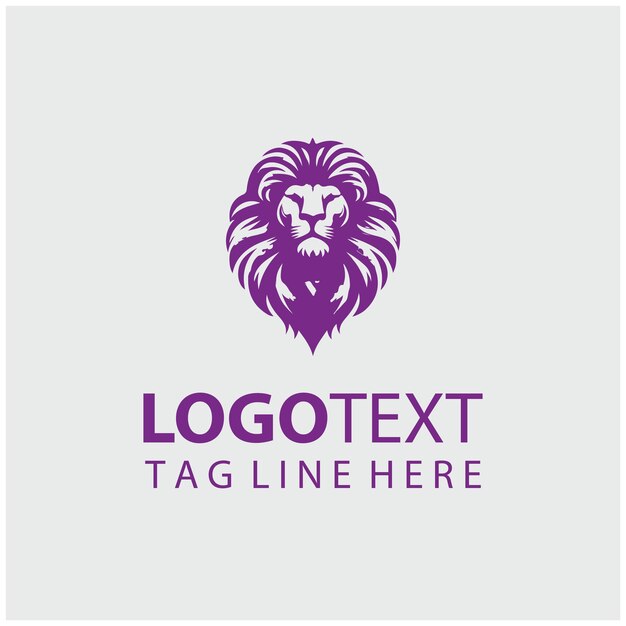 Ilustraciones vectoriales de lujo de LionLogo