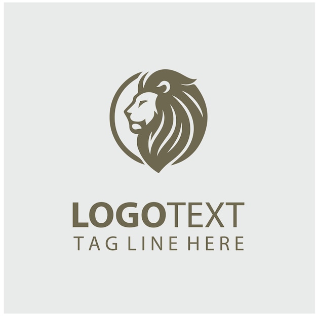 Ilustraciones vectoriales de lujo de LionLogo