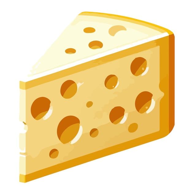 ilustraciones vectoriales de queso fondo blanco aislado