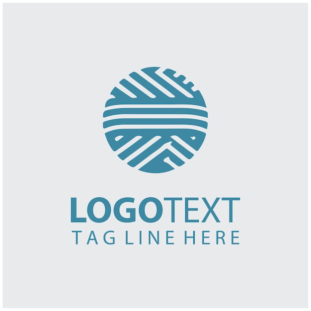 Ilustraciones vectoriales de tejer logotipos