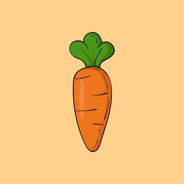Ilustraciones de verduras dibujadas a mano