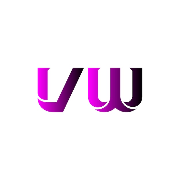 Ilustrador del diseño del logotipo de vw