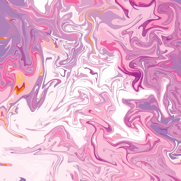 Ilustrador de vector de fondo de mármol rosa líquido abstracto