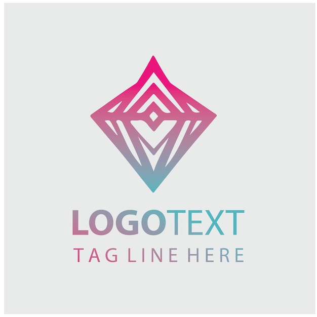 Ilustrador vectorial de logotipos de diamantes