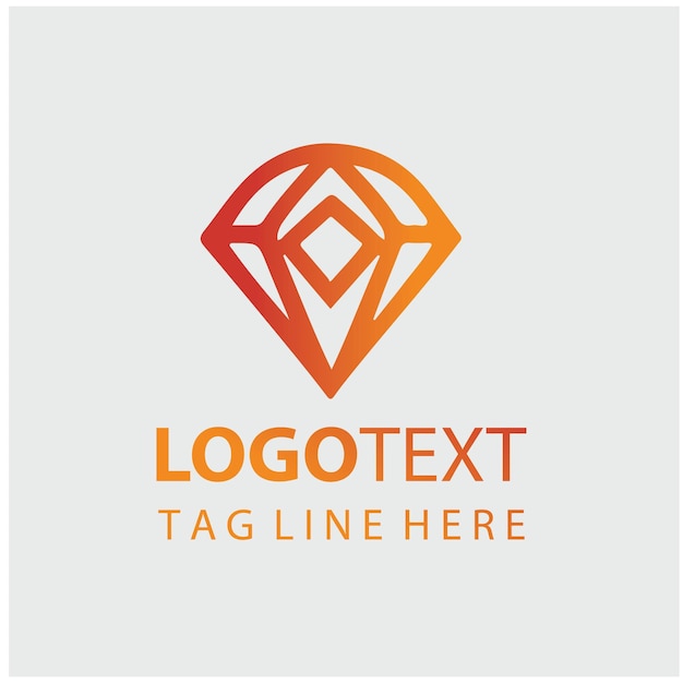 Ilustrador vectorial de logotipos de diamantes