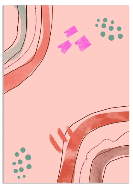 Ilustrador vectorial de portadas abstractas diseño creativo de fondo
