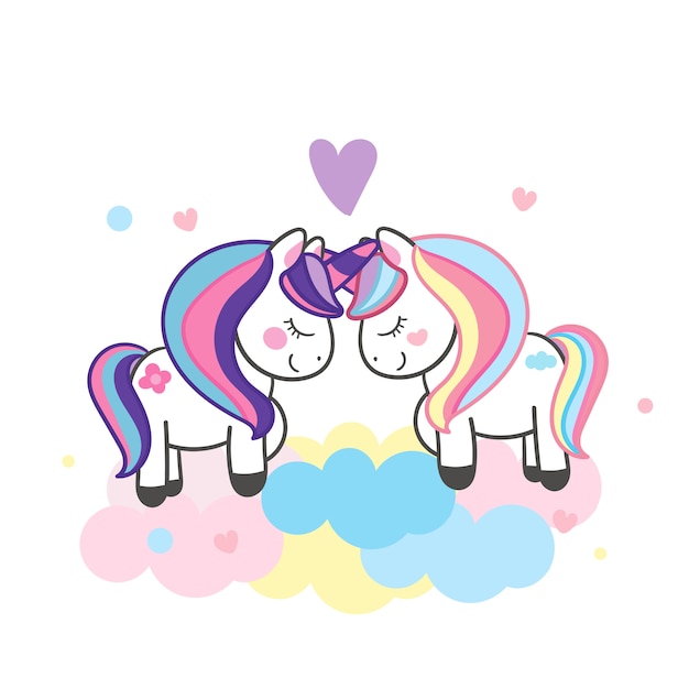 Ilustradora pareja unicornio