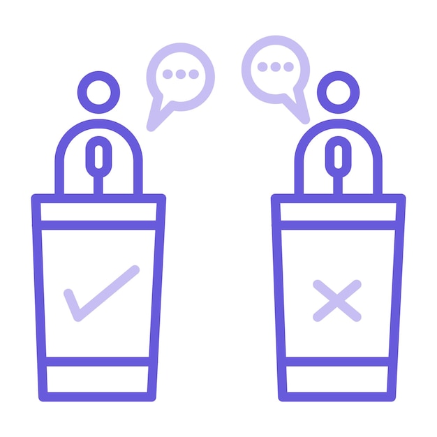 Ilustrar el debate vectorial