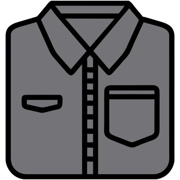 Vector ilustrar un icono para el icono de la camisa