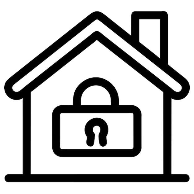 Ilustrar un signo de propiedad privada icono icono